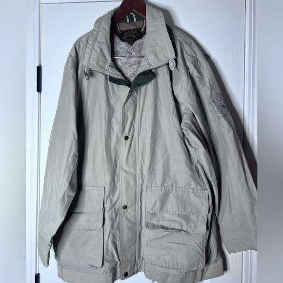 Eddie Bauer Other - Eddie Bauer Setting The Course Compass Tan Zip Up Jacket - Men’s large